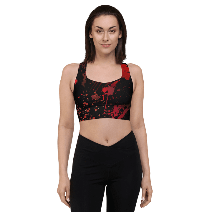 Rogue Splatter Claw Longline Sports Bra product image (1)