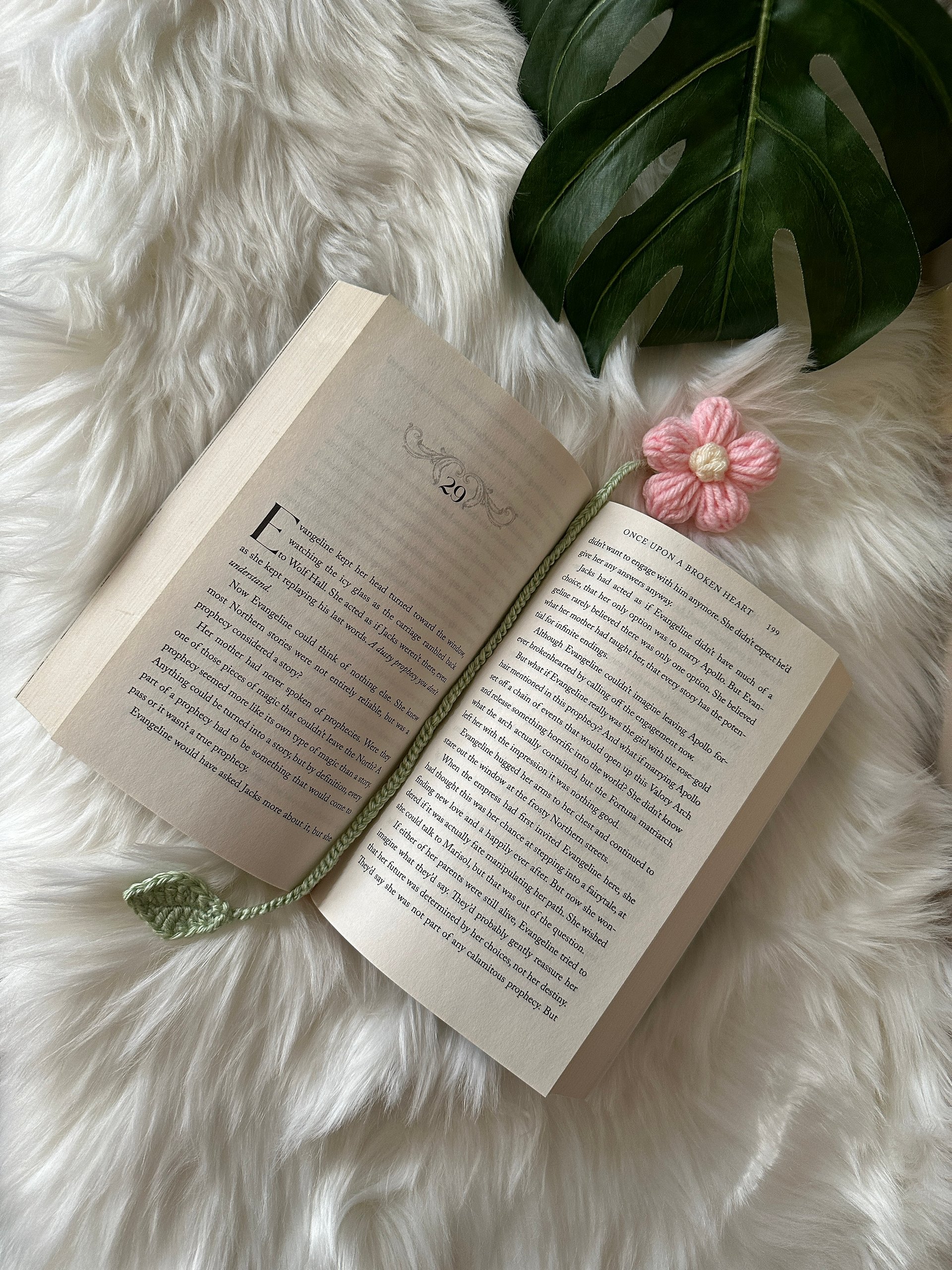 Puffy flower & leaf bookmarks product image (1)