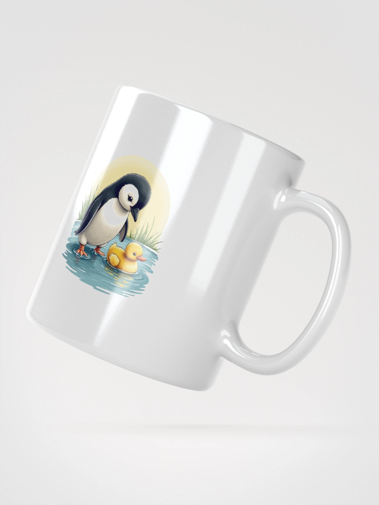 Penguin and Duckling Serenity Mug product image (9)