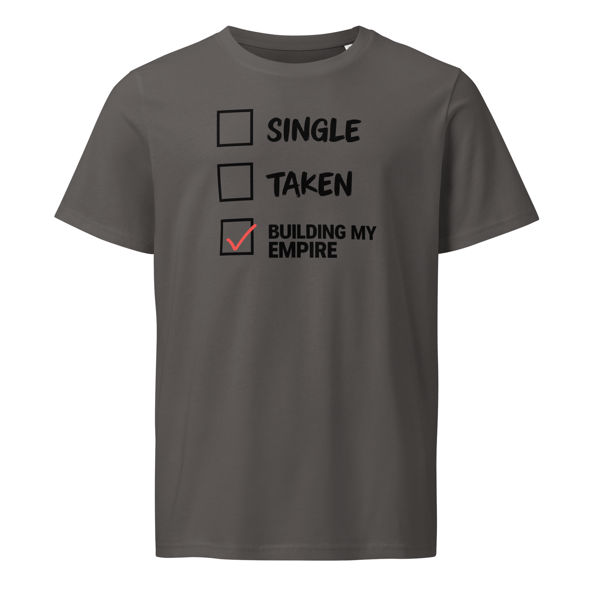Funny Relationship Status Unisex Organic T-Shirt product image (3)