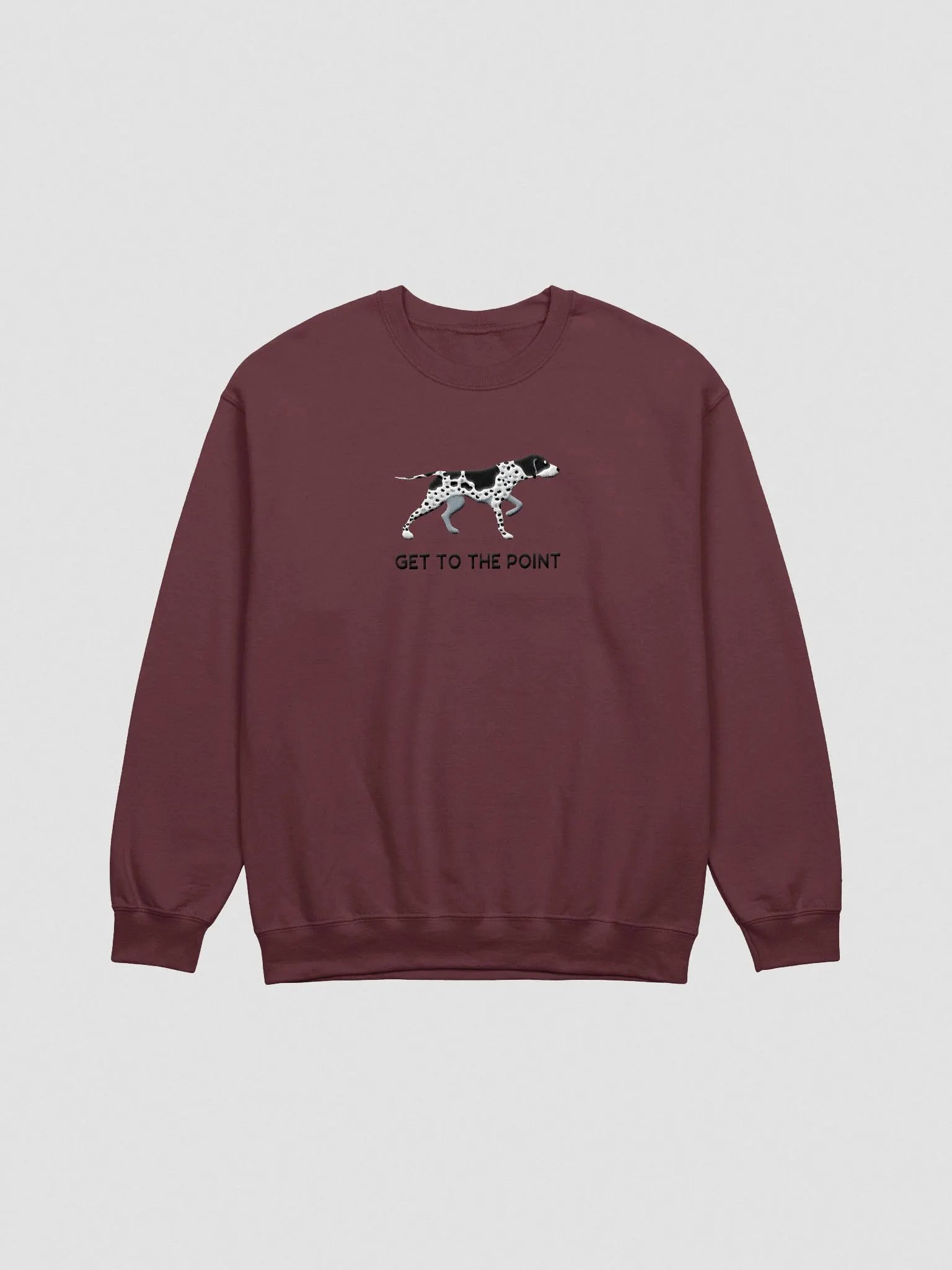 Get to the Point Sweatshirt (Embroidered) of an English Pointer product image (4)