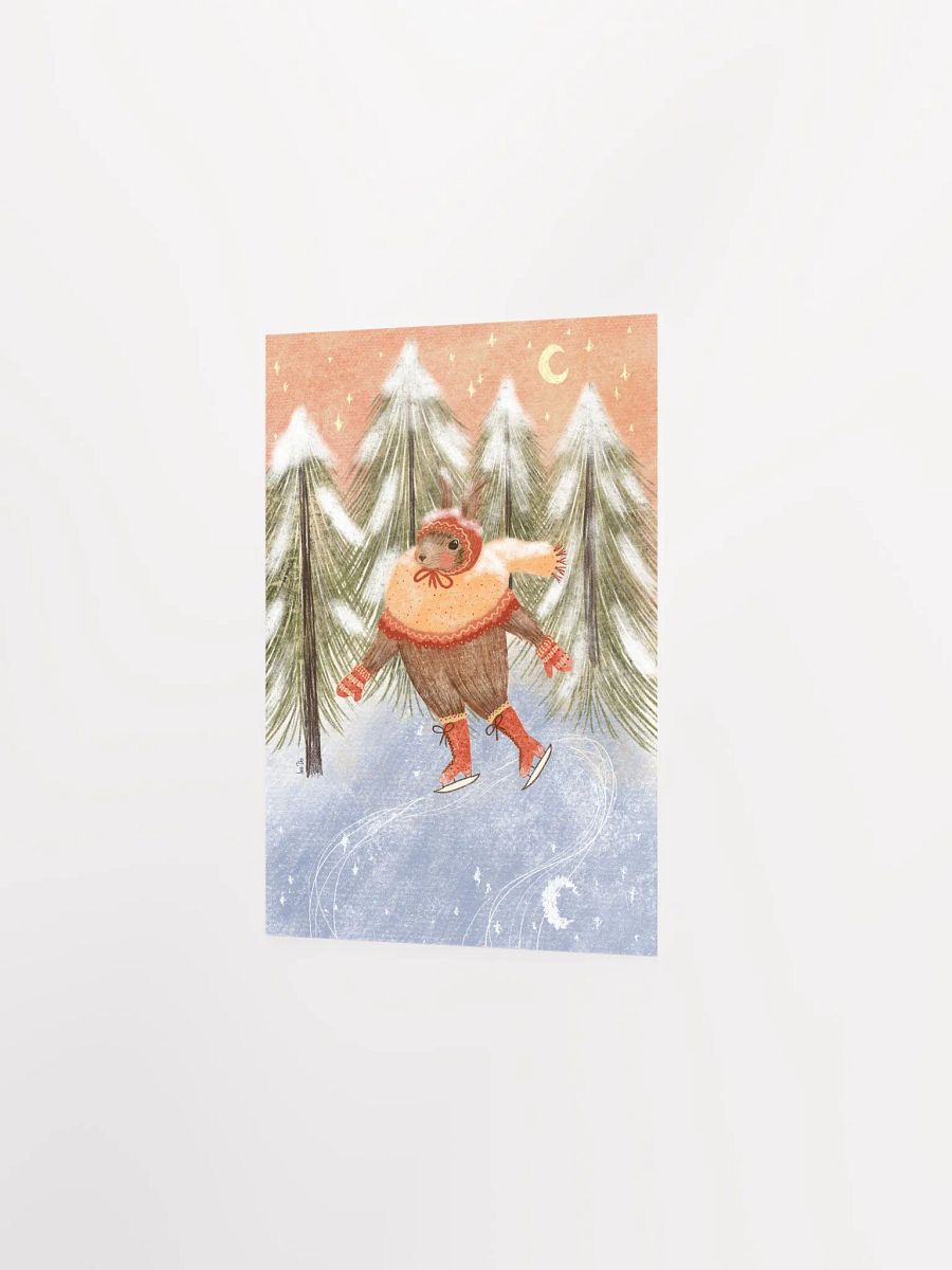 the cute squirrel ice skater product image (2)