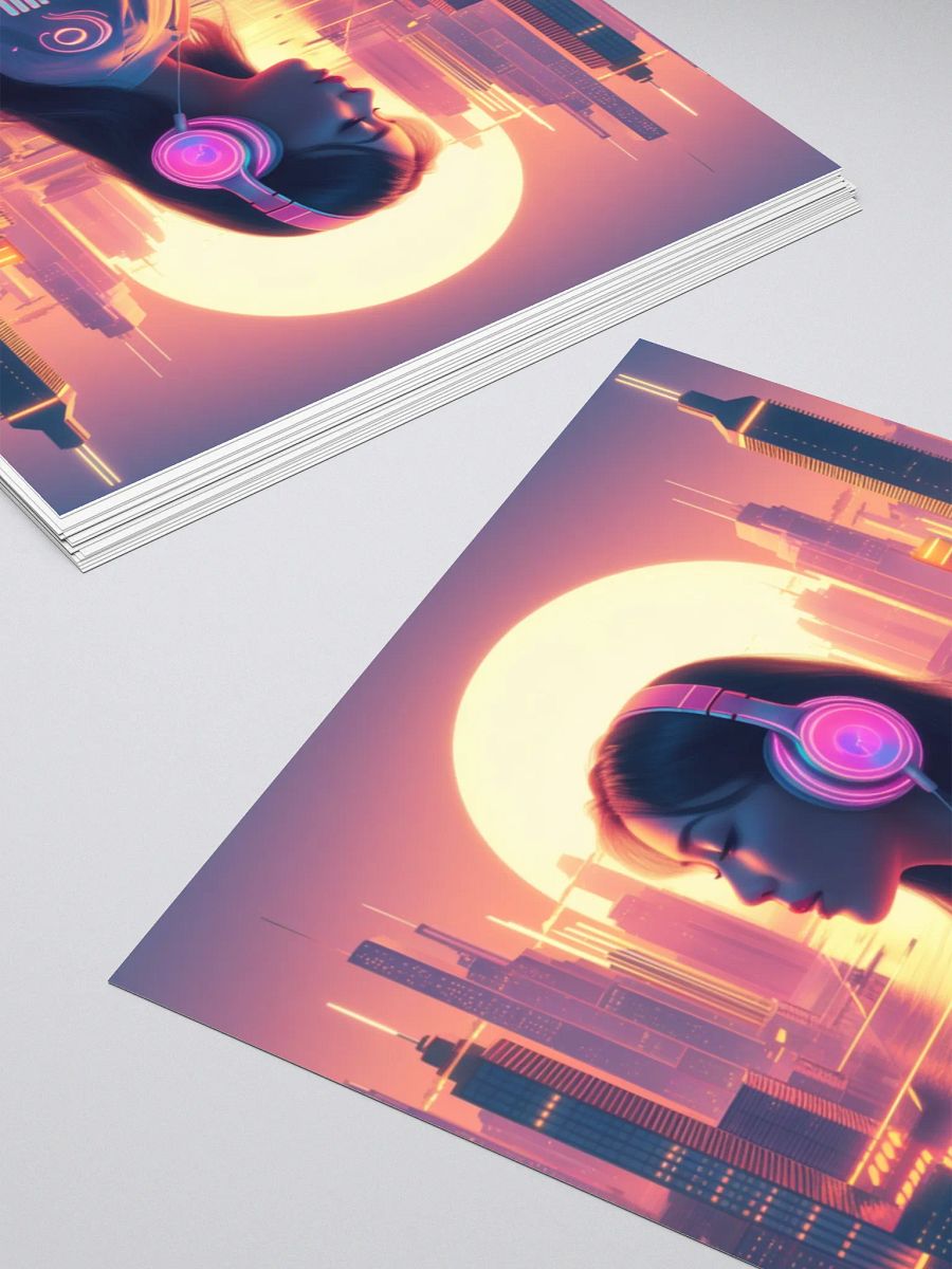 Futuristic Beat & Chill Sticker Set product image (16)