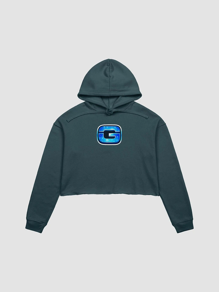 Just G Cropped Hoodie but make it blue product image (6)