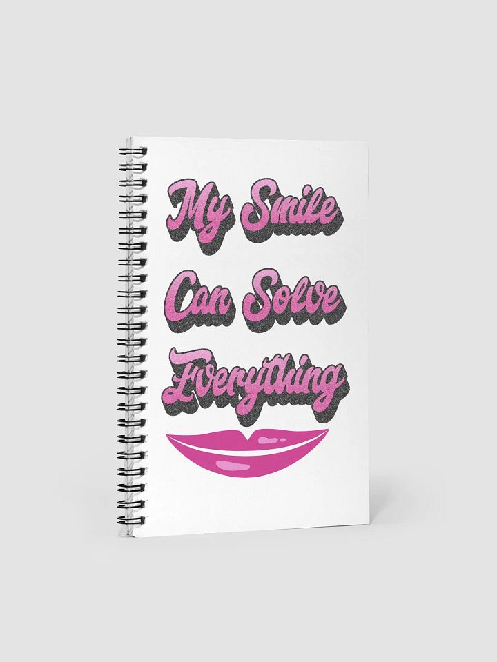 My Smile Can Solve Everything Spiral Notebook product image (1)