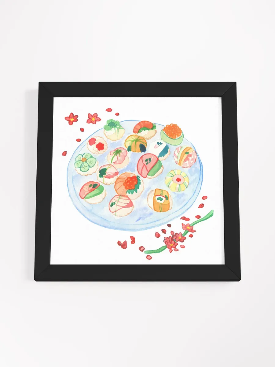 Cherry Sushi Framed Print product image (22)