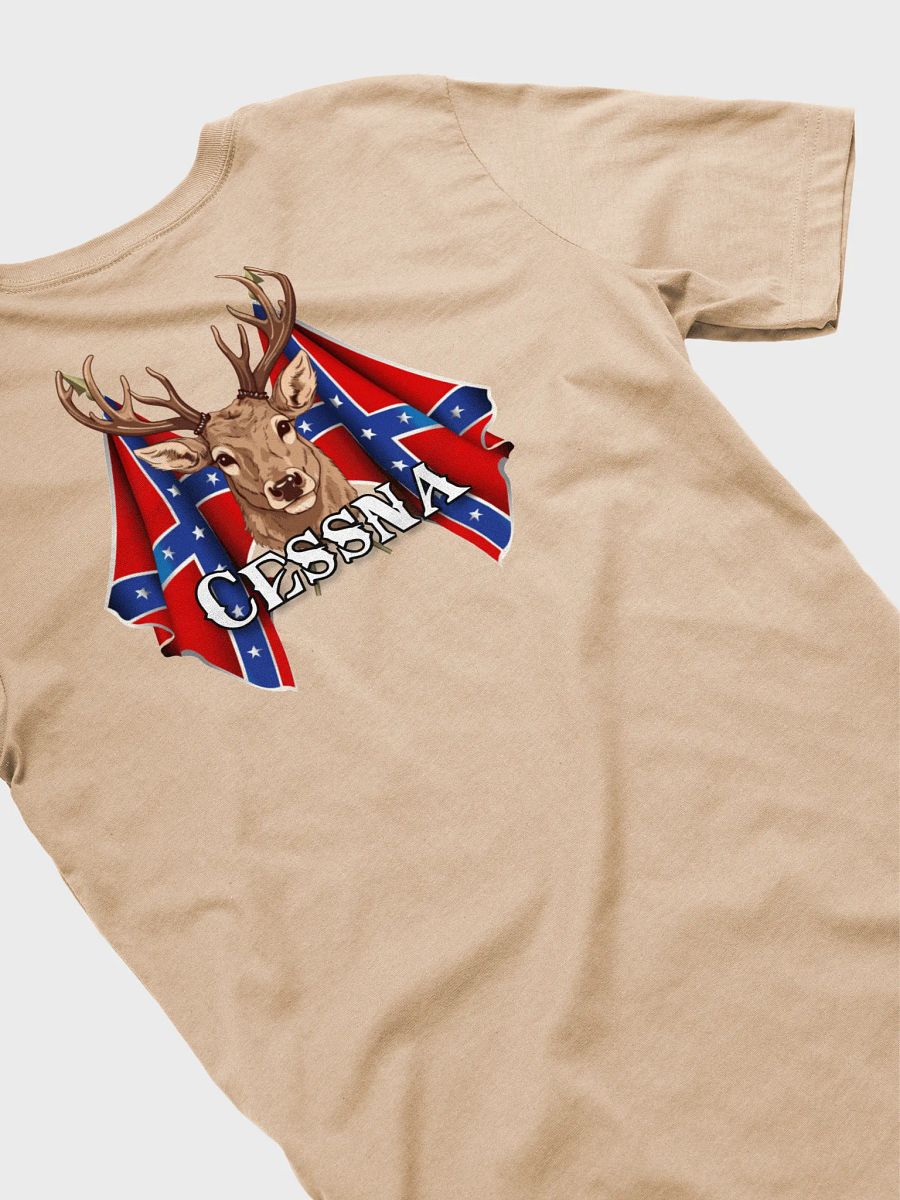"Cessna" Last Name Rebel Redneck Deer - Adult T-Shirt product image (4)