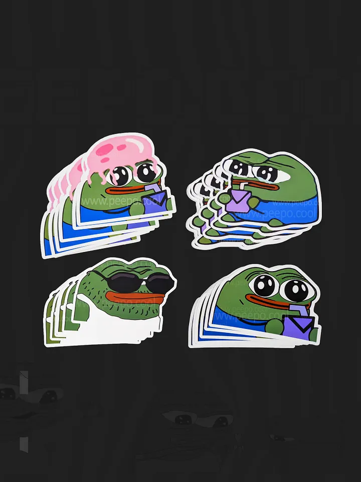 "SIPPER" PEPE STICKERS PACK product image (1)