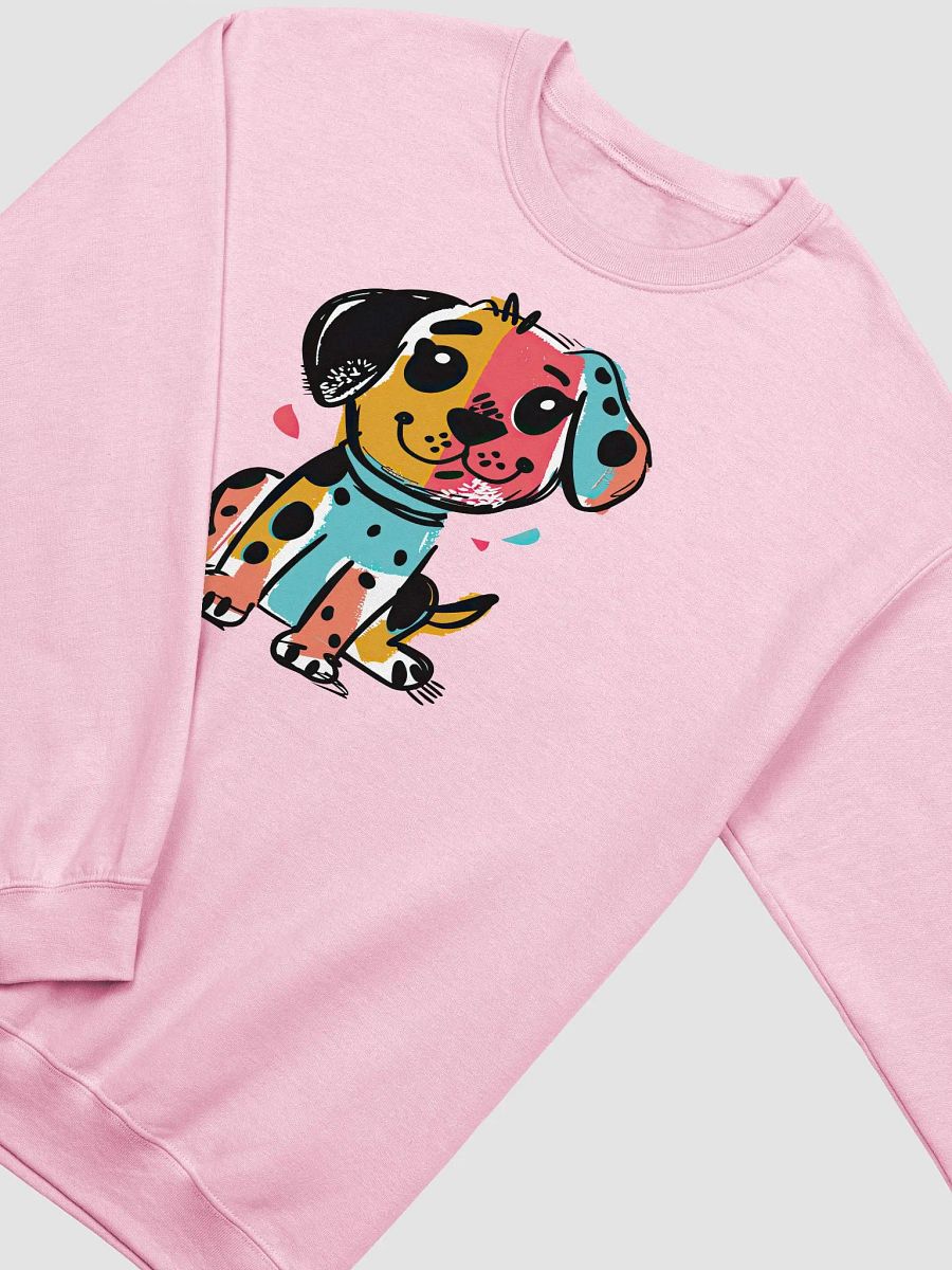 Cheerful Cartoon Dog Multicolored Sweatshirt product image (19)