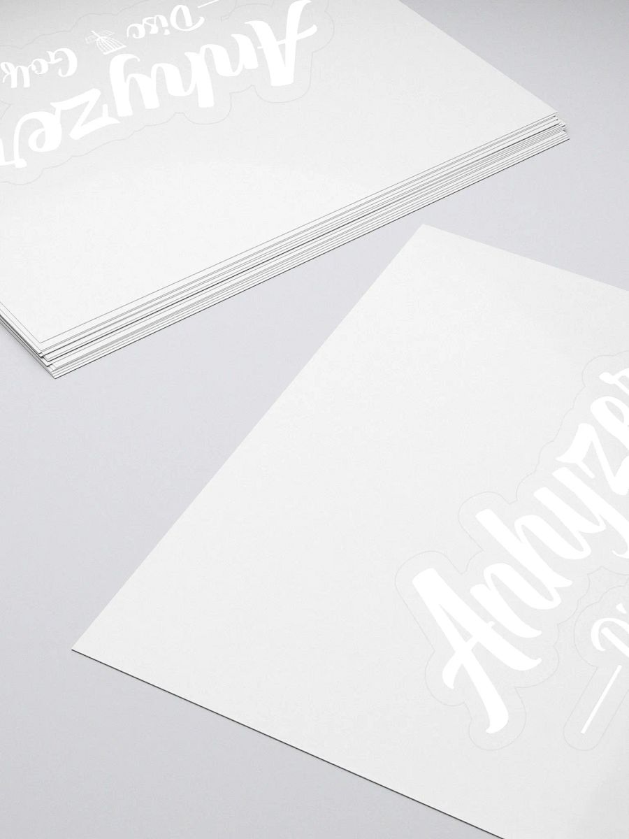 Anhyzer Disc Golf Die Cut Sticker product image (4)