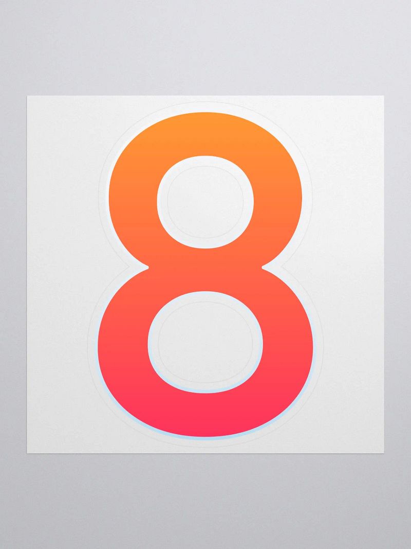8 Sticker: Fire
