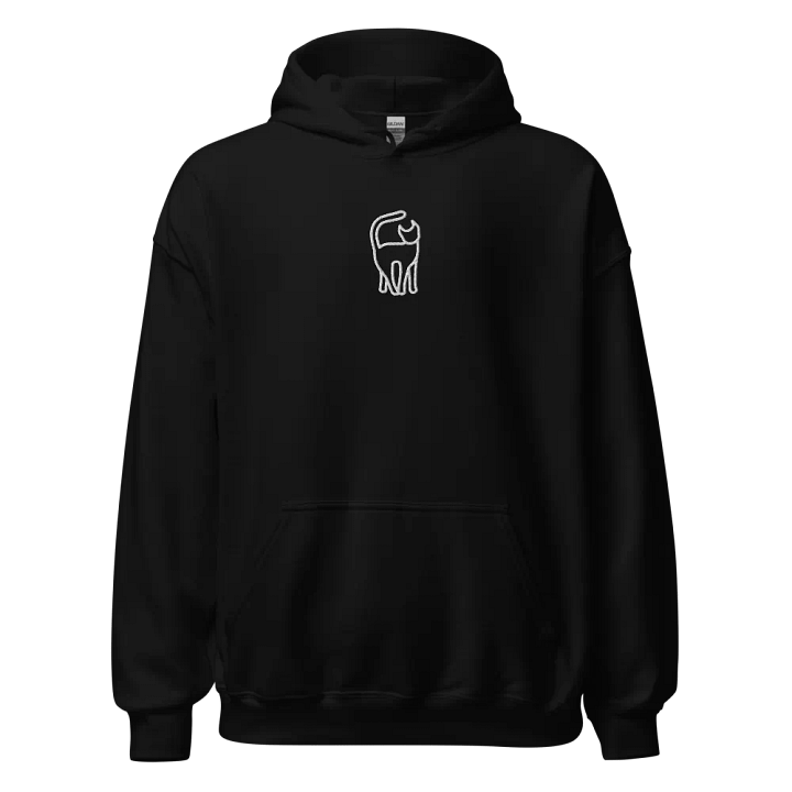 cat line design Hoodie product image (1)