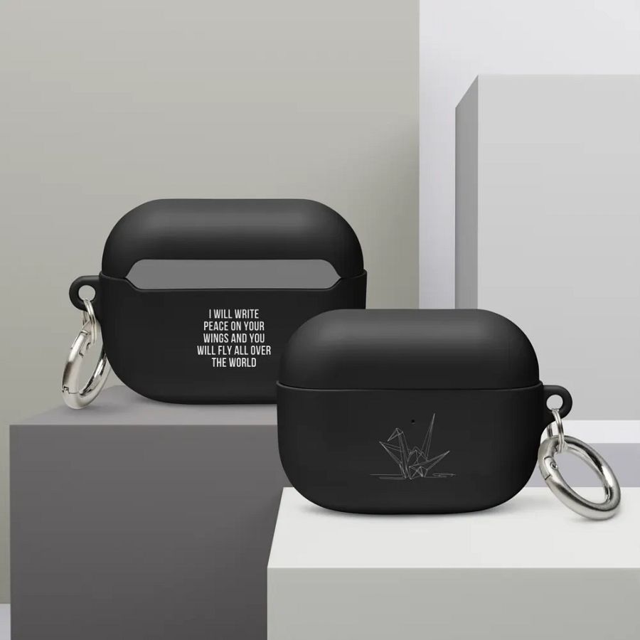 Origami Line Art Design And Quote AirPods Case product image (31)