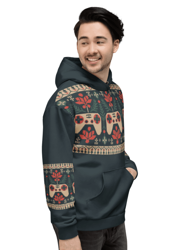 Retro Gamer Christmas Holiday Hoodie product image (4)