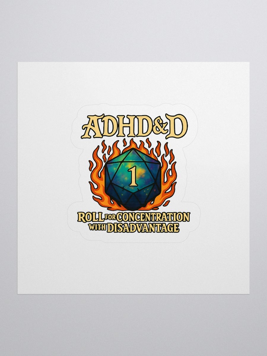 ADHD TTRPG Sticker product image (1)