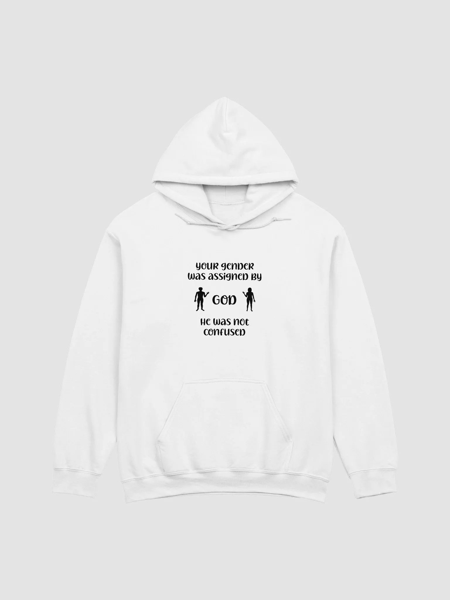 Your Gender Was Assigned by GOD. Shadowed Elegance Hoodie product image (1)