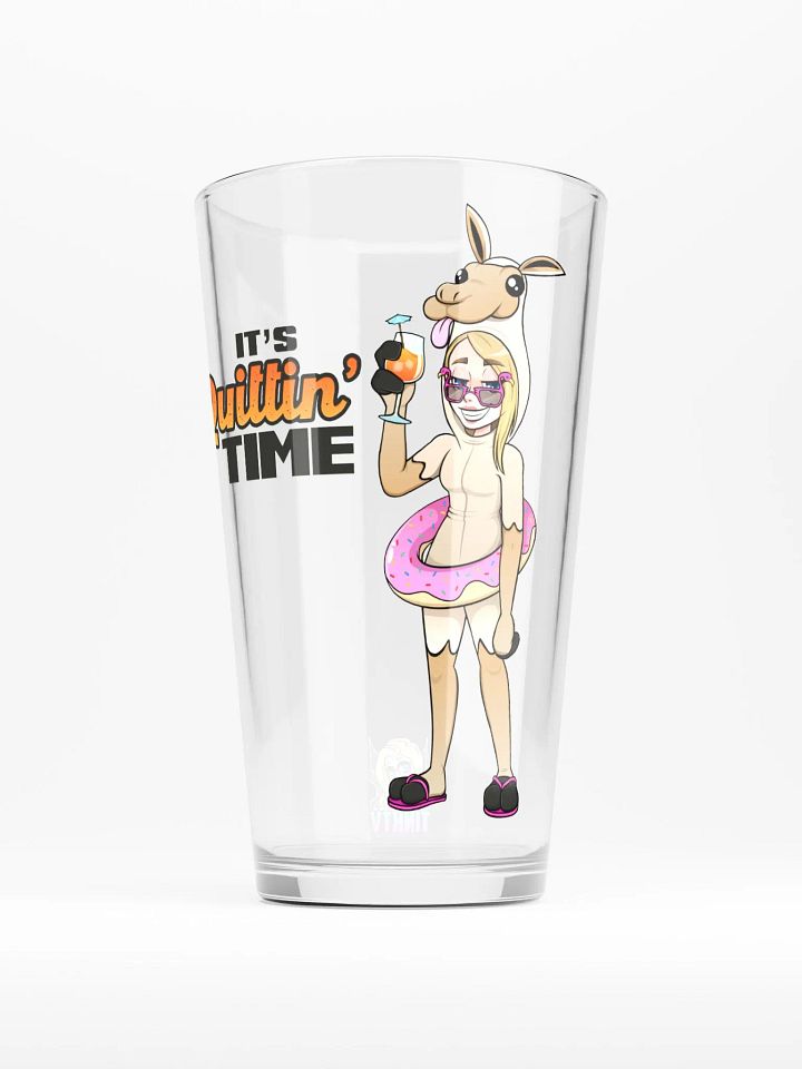 It's Quittin Time Pint Glass product image (1)