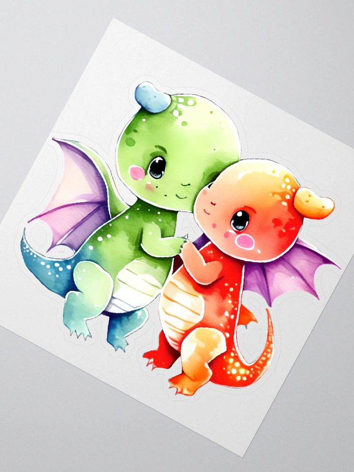 Colorful Dragons (4) - Stickers product image (5)