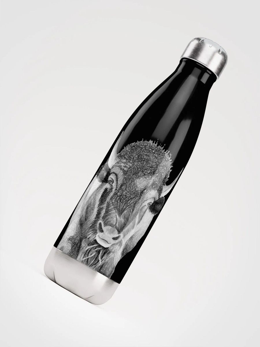 Bison Drawing Water Bottle product image (7)
