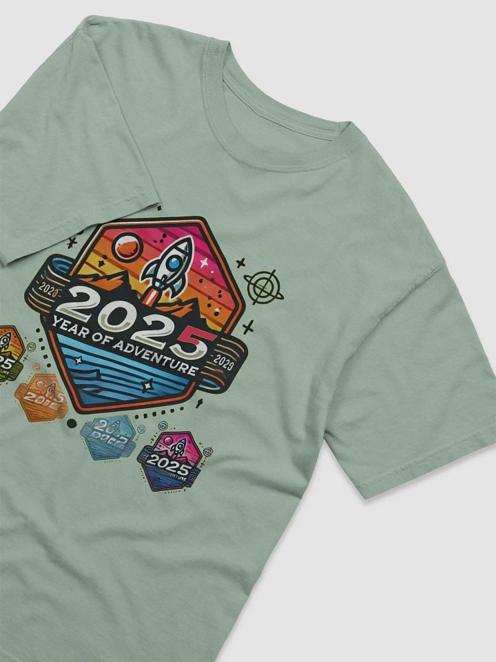2025 Year of Adventure Illustrated Badge T-Shirt product image (6)