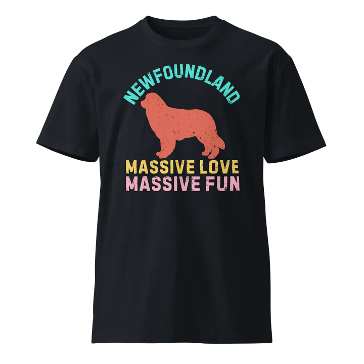 Newfoundland Dog Graphic Tee – Perfect Gift for Dog Lovers product image (1)