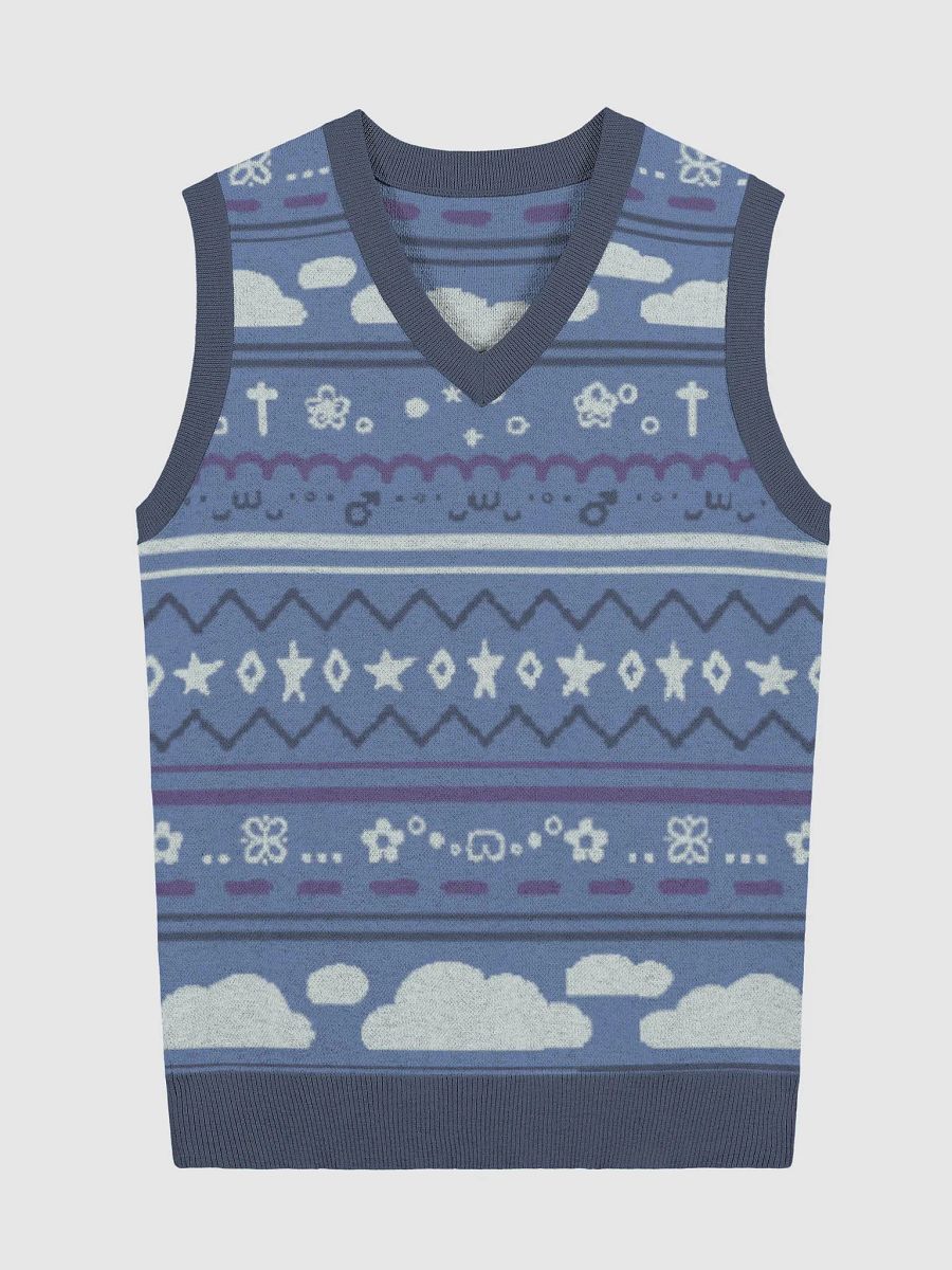 Cloudy Christmas Vest - Blue product image (4)