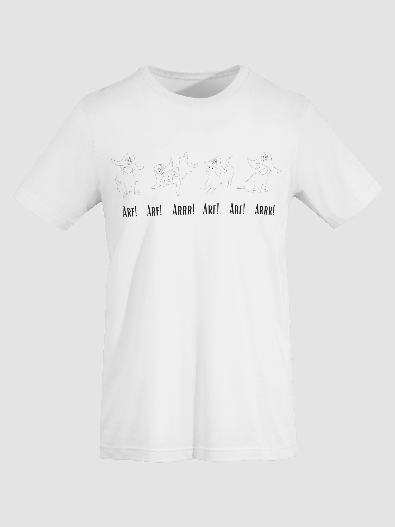 Watson the Pirate Drawing T-shirt product image (13)