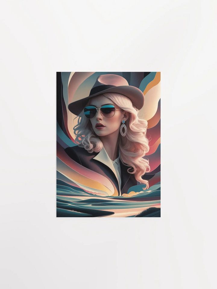 Abstract illustration of a Woman Poster - 18 product image (2)