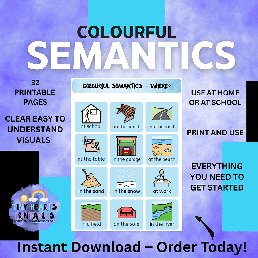 Colourful Semantics Posters Icon Card Packs | 36 Pages of Who, What Doing, Where, Describe Worksheets & Visuals | SEN, SLT, EYFS, Speech product image (3)