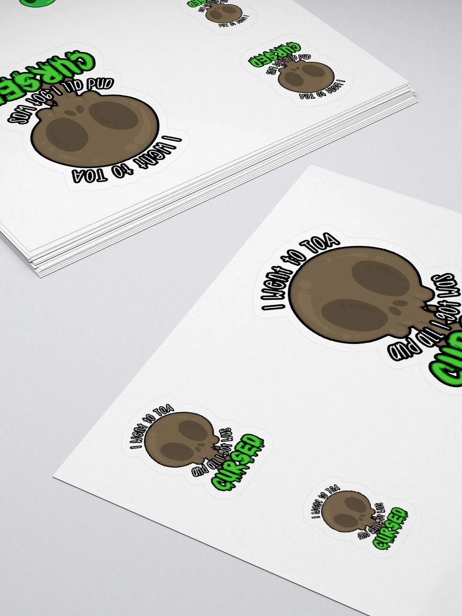 All I Got Was Cursed - Warrior - Sticker Sheet product image (4)