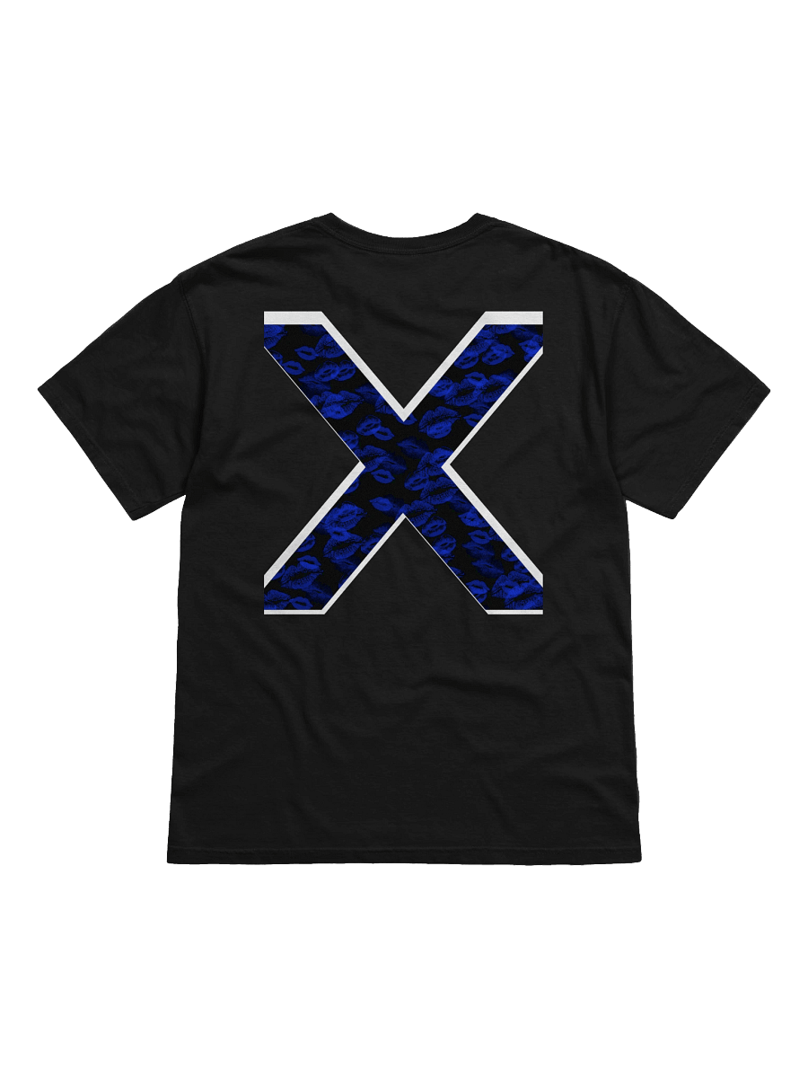 Black X Blue Lipstick Kisses | Shirt product image (1)