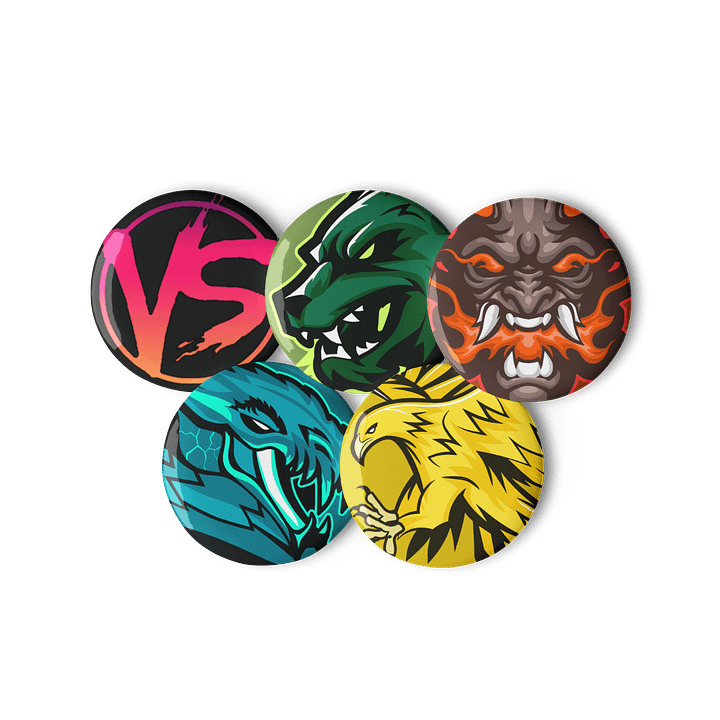 BATTLE OF MIDGARD 'VS' BADGE SET product image (2)