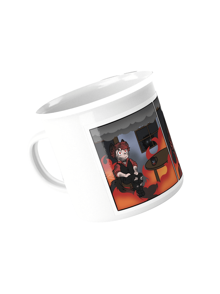 Enamel Mug - This Is Fine Meme product image (4)