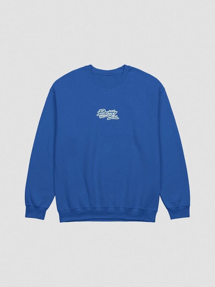 Bubbly and a B*tch embroidered crewneck (monochrome royal) product image (2)