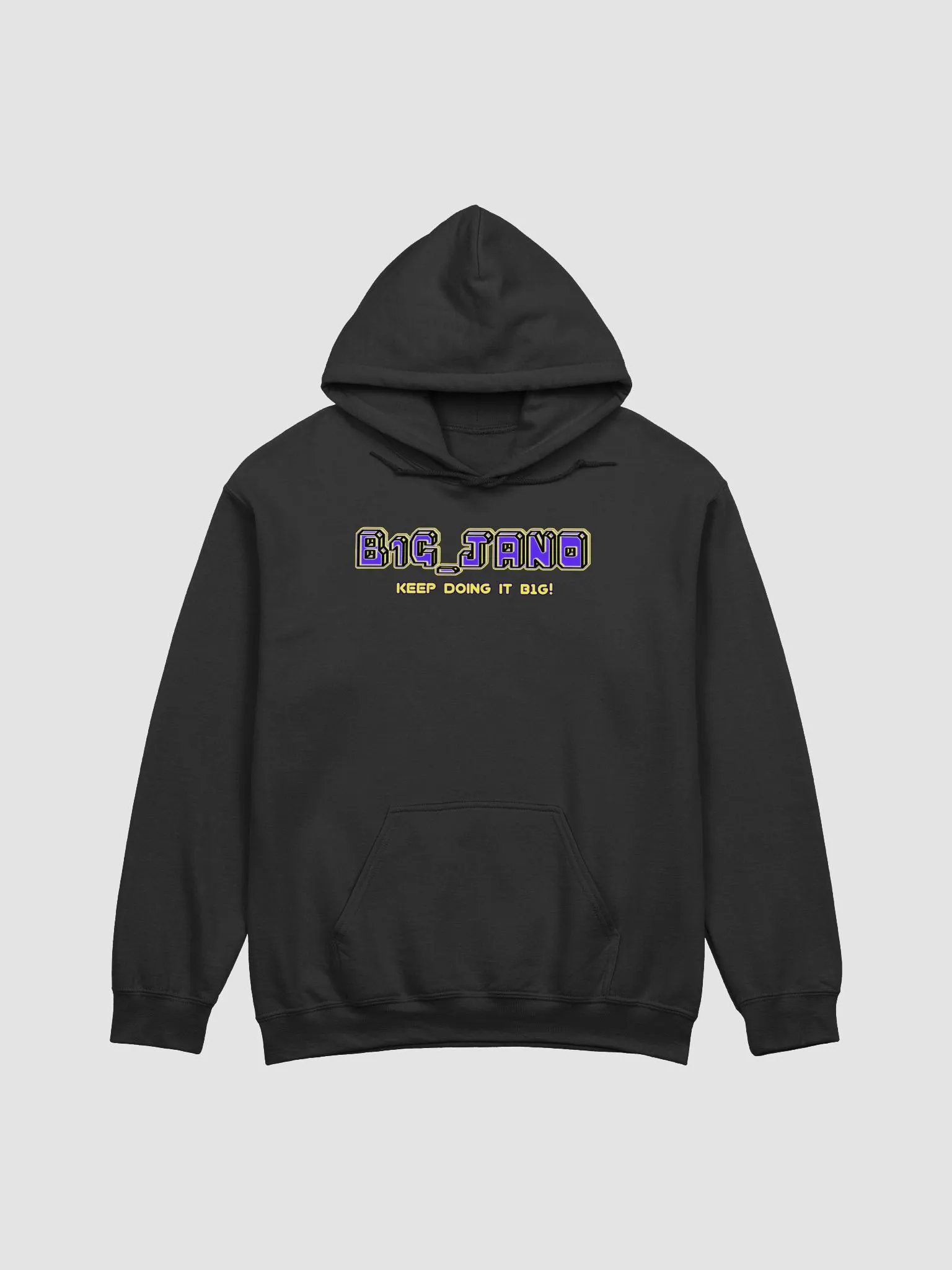 B1G_Jano Text Logo Hoodie product image (1)