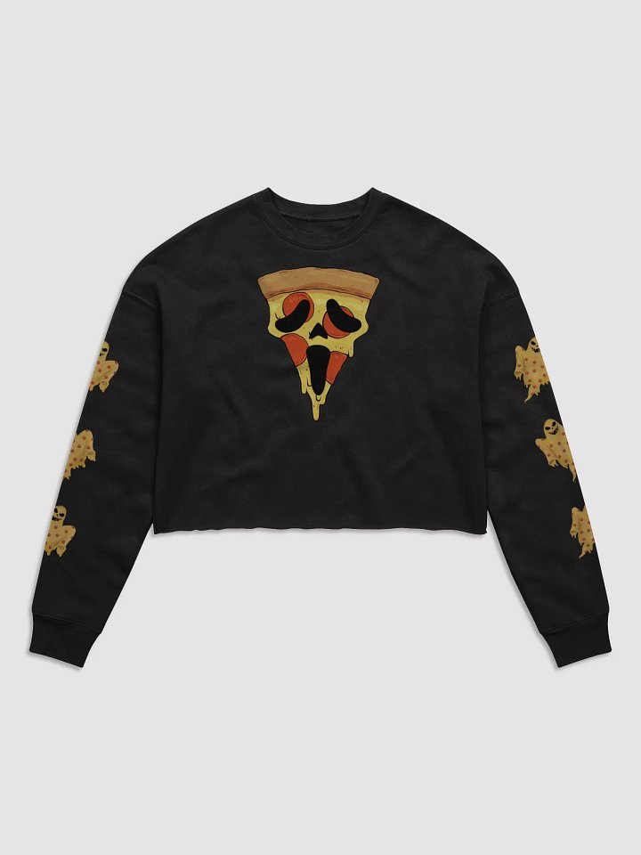 Pizza- Crop-Fleece-Sweater product image (1)