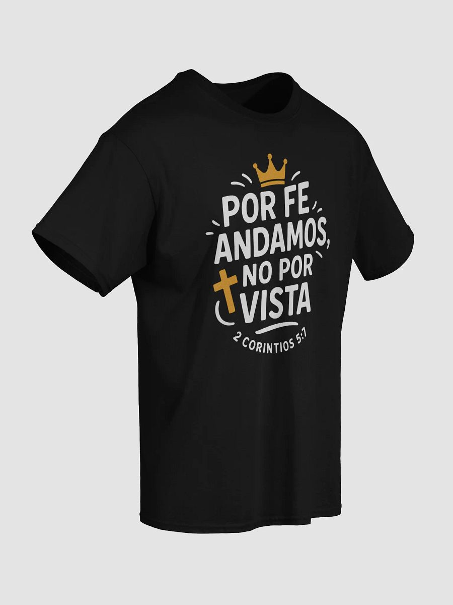 Camiseta Unisex Manga Corta | Por fe andamos no por vista product image (9)
