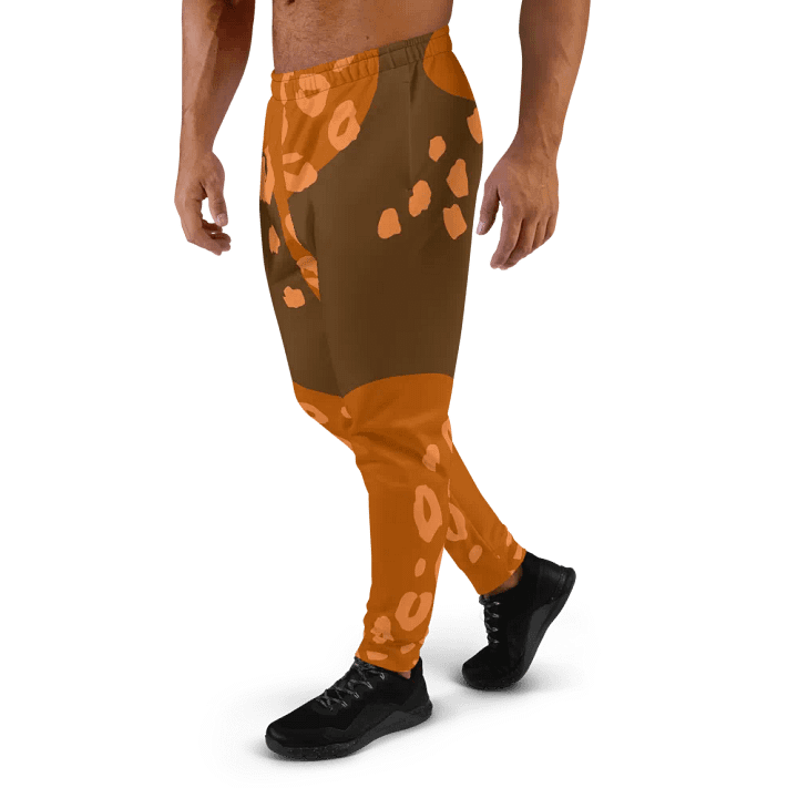 Orange Wilderness Camo Men's Joggers product image (1)