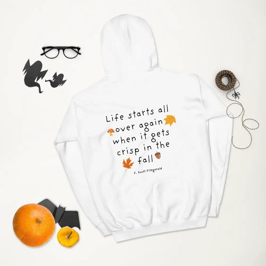 Cozy Fall Hoodie with an Inspirational Autumn Quote product image (6)