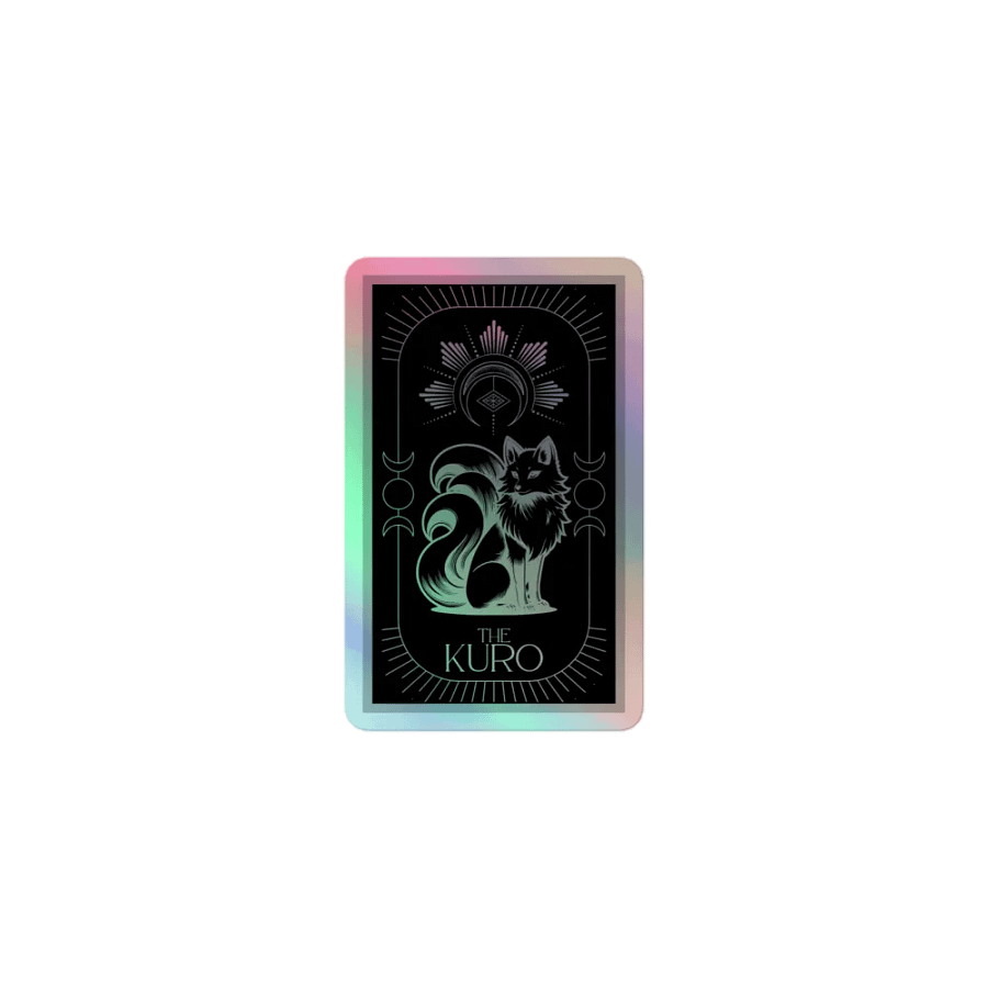 The Kuro Holographic Sticker product image (1)