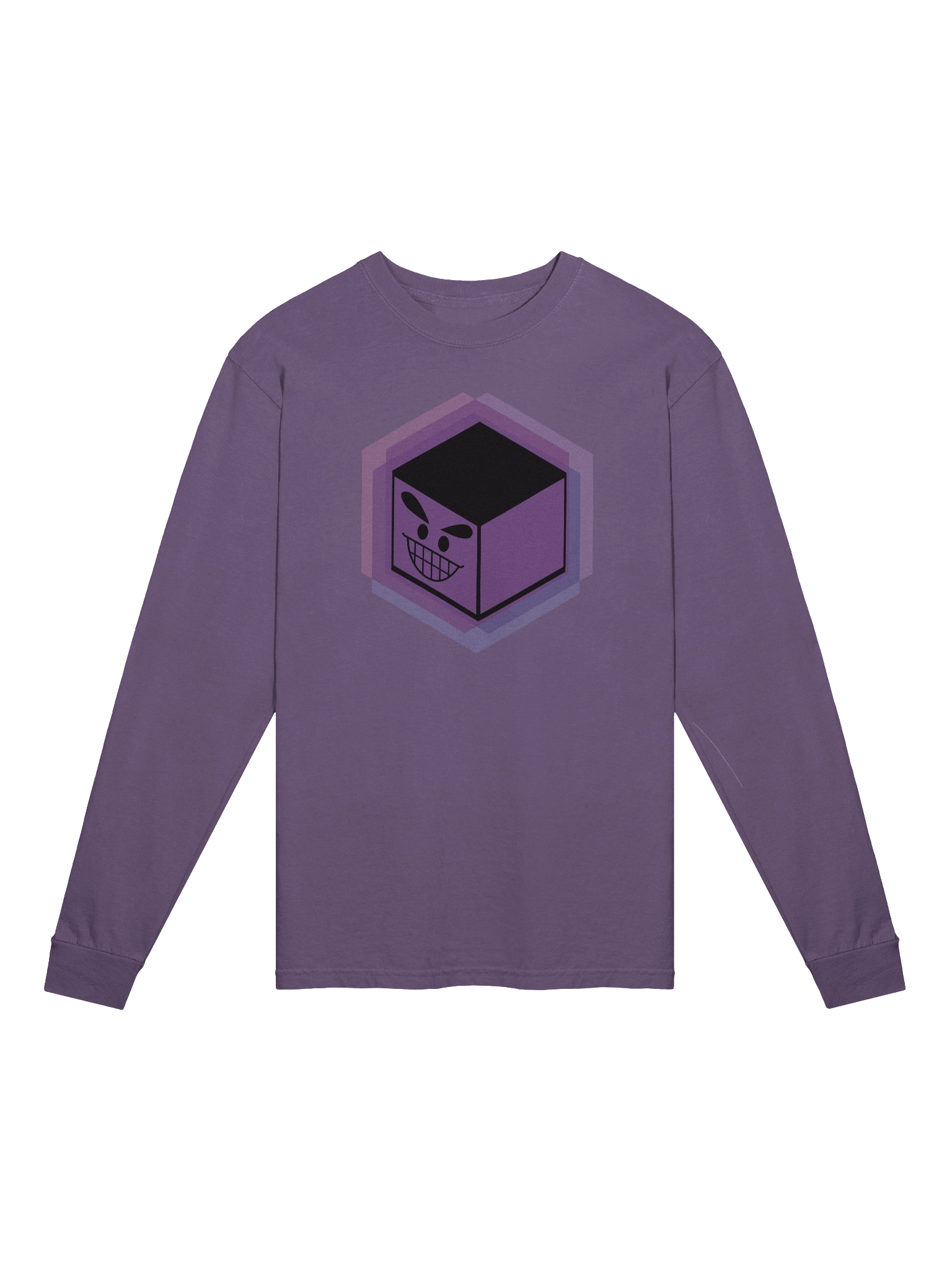 legally distinct cube man long sleeve tee product image (1)