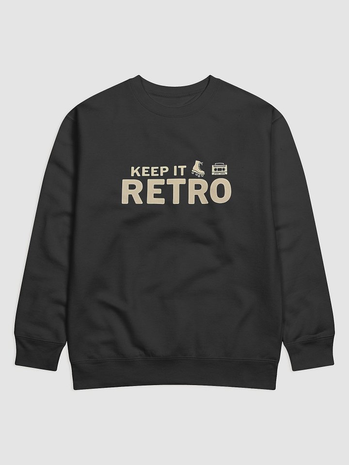 Retro Roller Skate Boombox Sweatshirt product image (1)