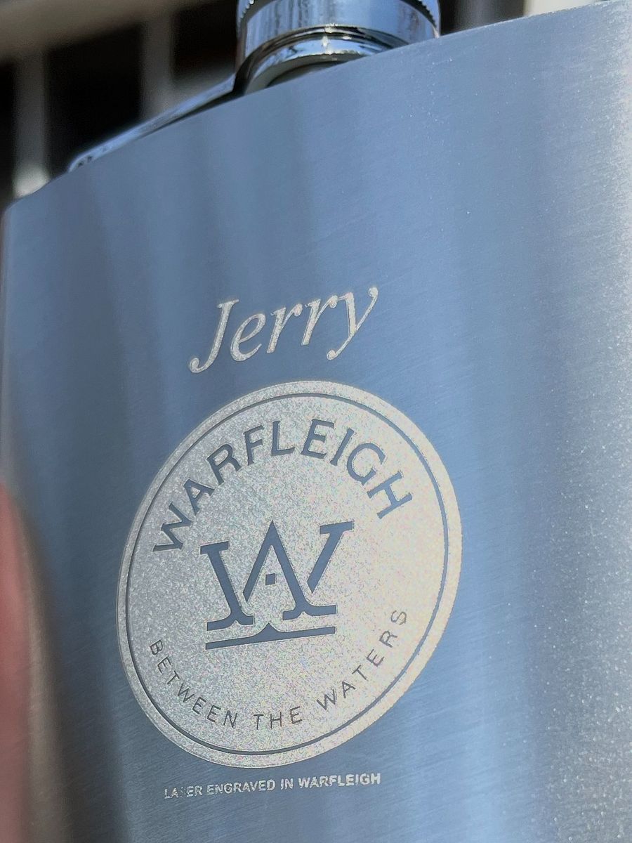 Custom Etched Warfleigh Flask product image (1)