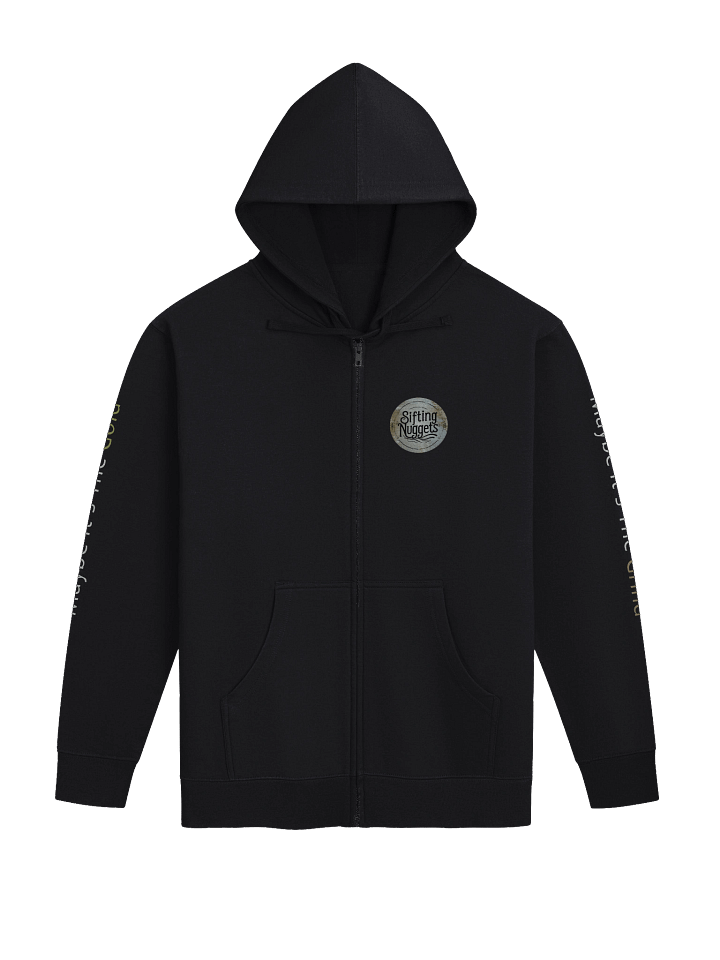 Sifting Nuggets Zippered Hoodie product image (1)