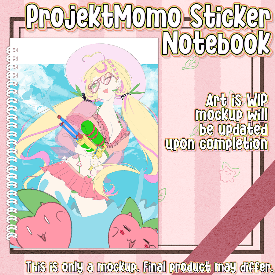 ProjektMomo Sticker Notebook [PREORDER] product image (1)