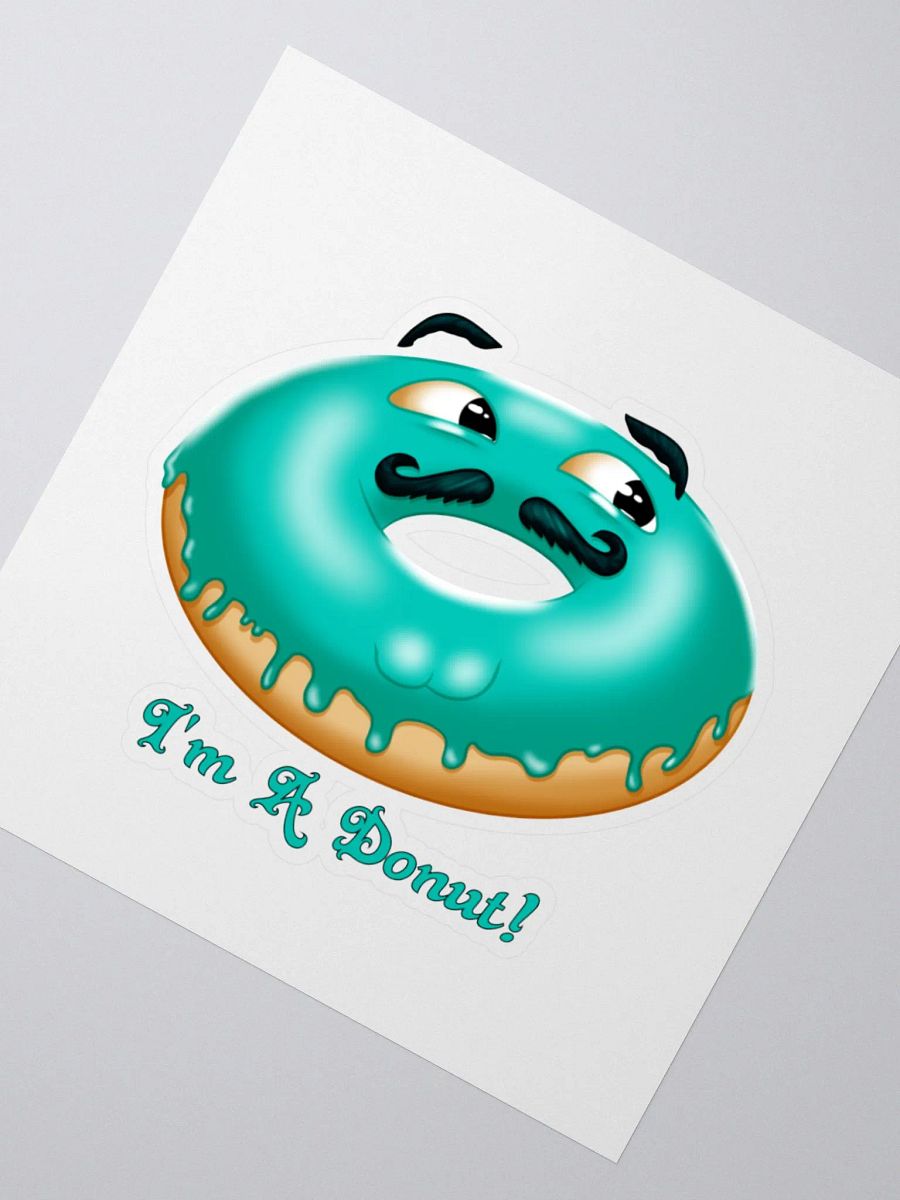 I'm A Donut Guy KissCut Sticker product image (6)