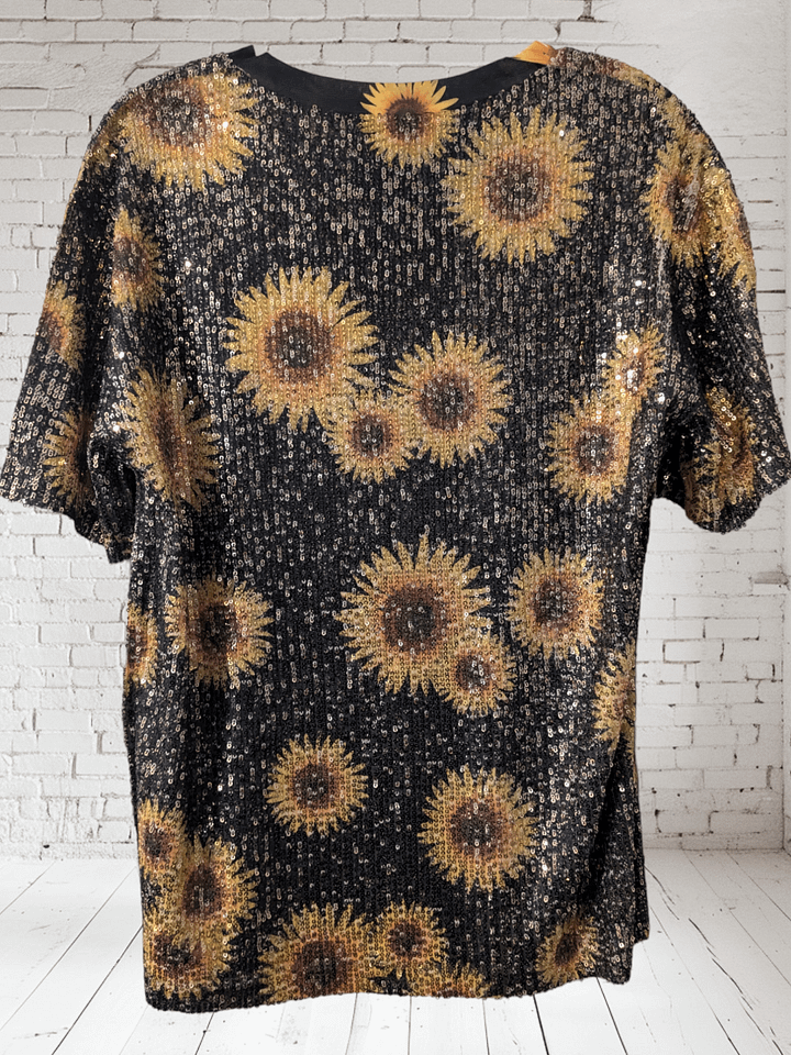 M Bedazzled Sunflower Top product image (2)
