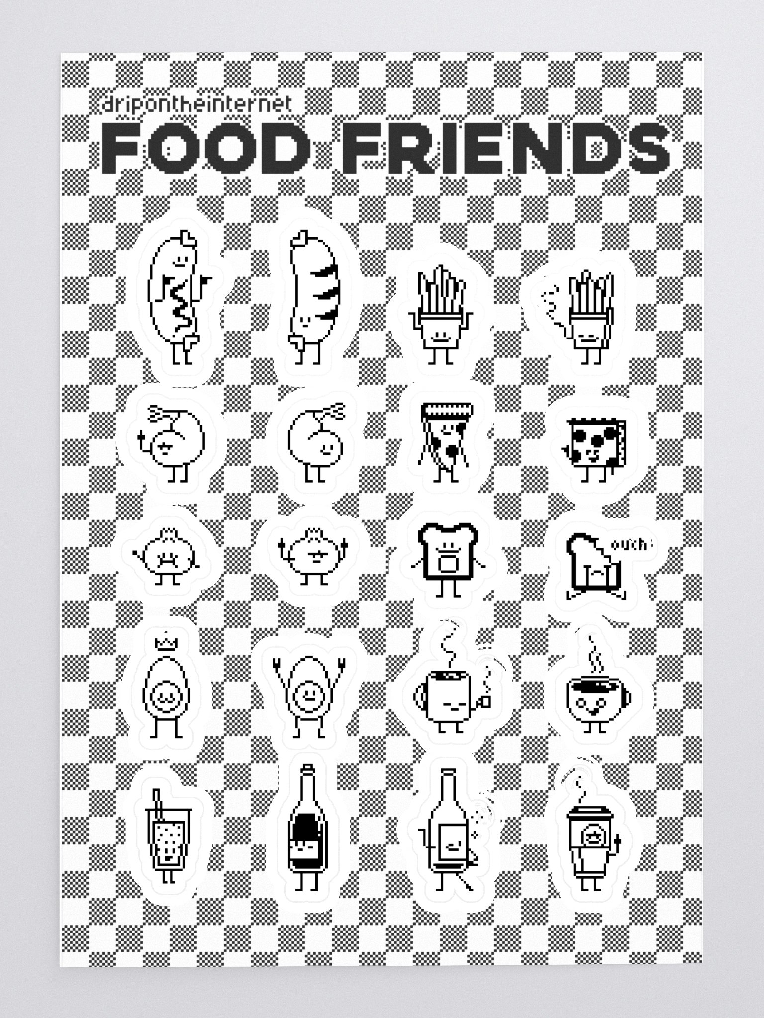 Food Friends Stickers 1bit product image (3)