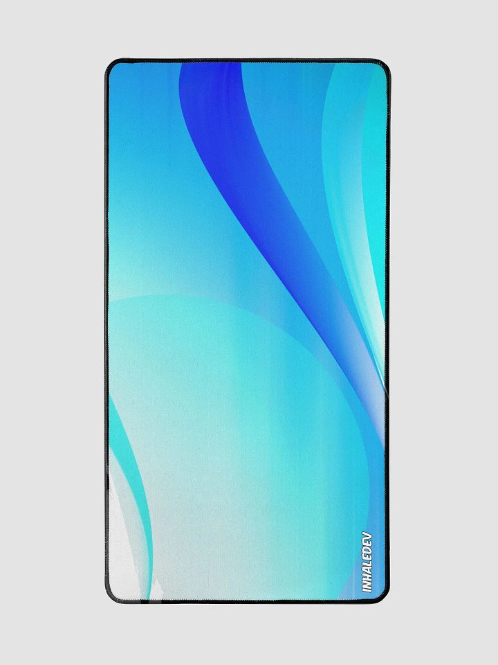 Wavy Blue- Desk Mat product image (2)