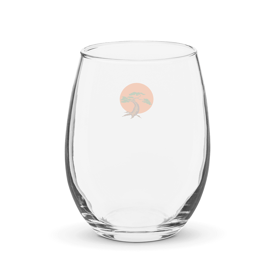 Bonsai Sunset Tree Stemless Wine Glass product image (2)